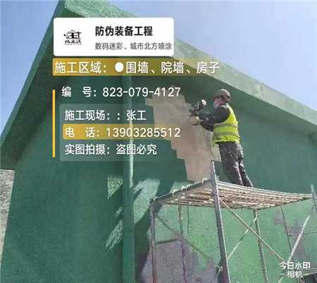 阿拉善设备迷彩喷涂,迷彩漆施工