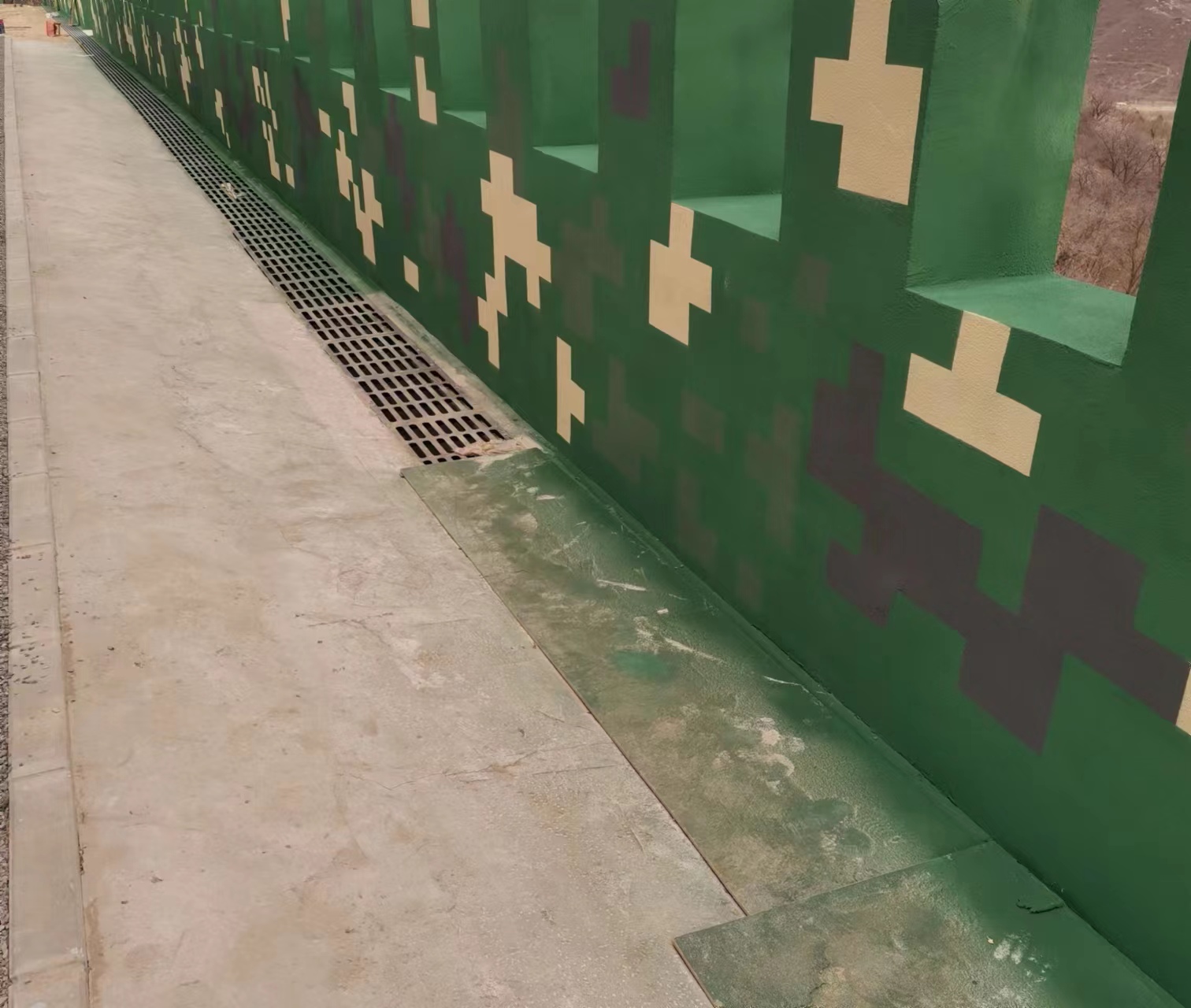 阿拉善围墙迷彩喷涂,数迷彩漆