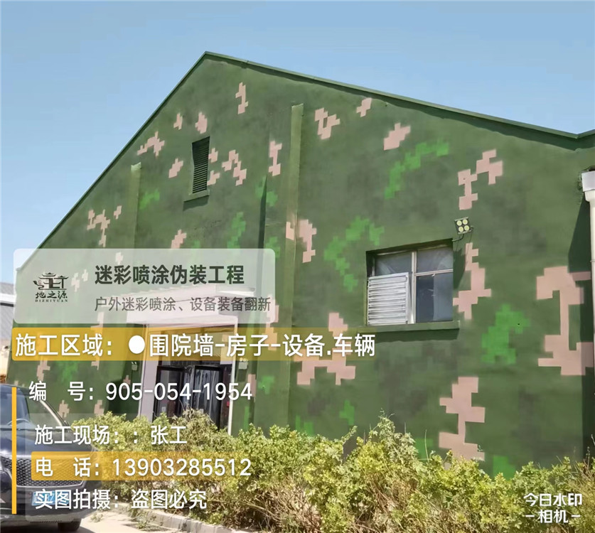 阿拉善外墙数码迷彩漆施工报价清单（100㎡标准墙面测算）
